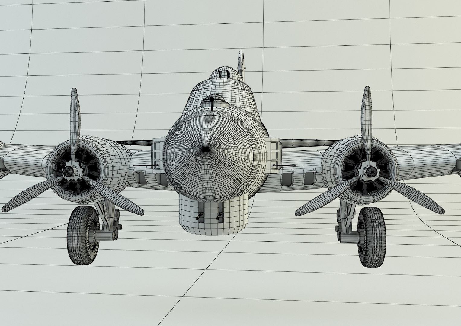 Boeing B-17 Historic Fighter Jet 3D Model - TurboSquid 1964689