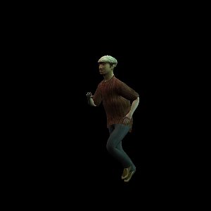 pre-animated people vol 1 3d model