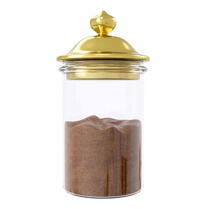 3D Chili Spice Jar model