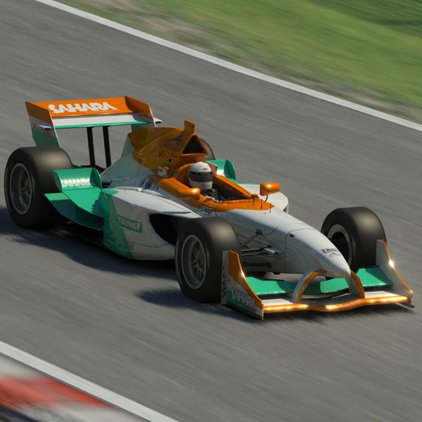 a1gp car racing 3d max