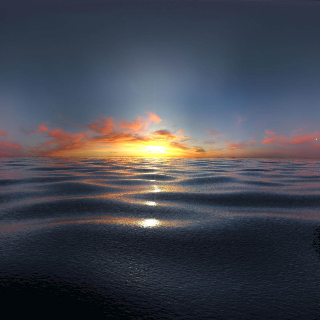 3d beautiful sea calm model