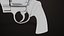 Revolver 05 Silver Colt Python Todas as texturas PBR Unity UE