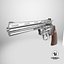Revolver 05 Silver Colt Python Todas as texturas PBR Unity UE