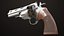 Revolver 05 Silver Colt Python Todas as texturas PBR Unity UE
