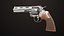 Revolver 05 Silver Colt Python Todas as texturas PBR Unity UE