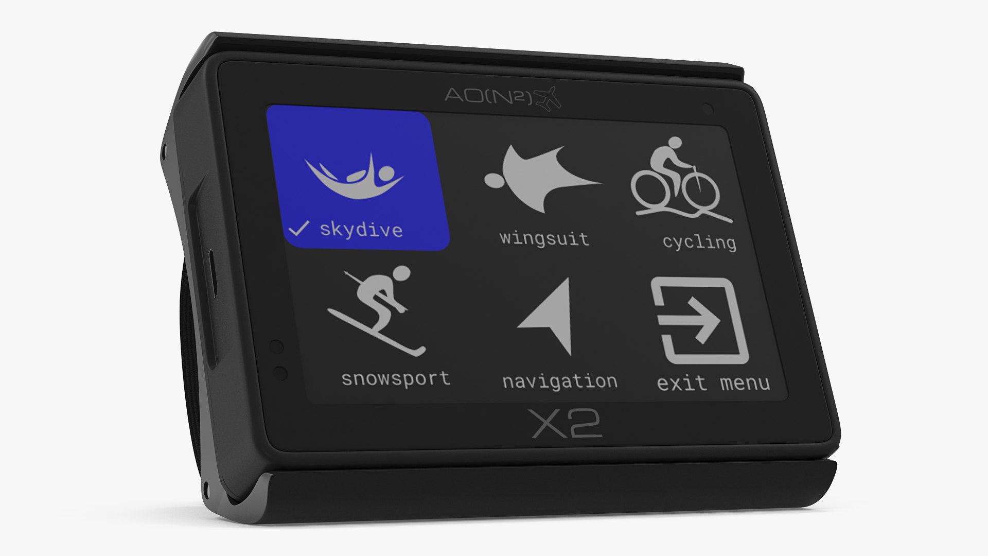 Aon2 x2 digital skydiving 3D model TurboSquid 1651790