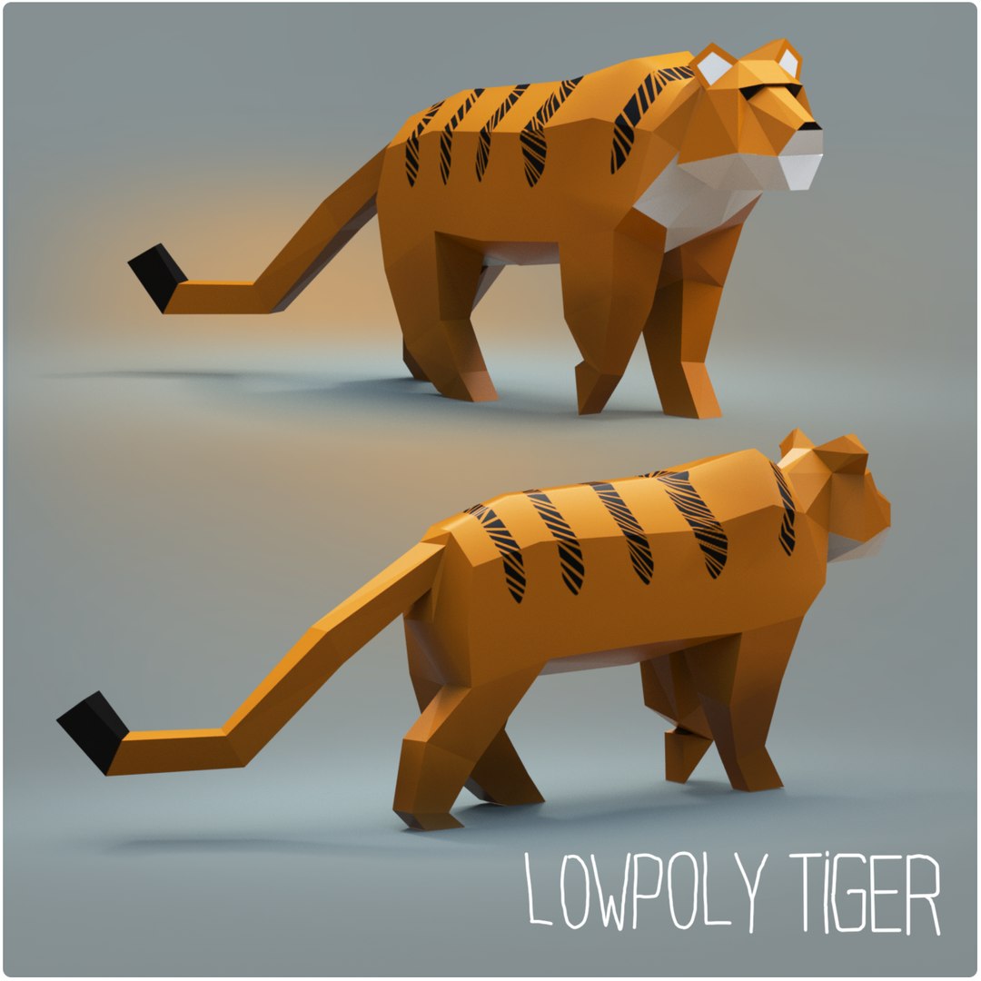 Tiger Rigged 3D Model - TurboSquid 1562698