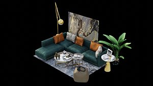 Furniture Home Set 3D model