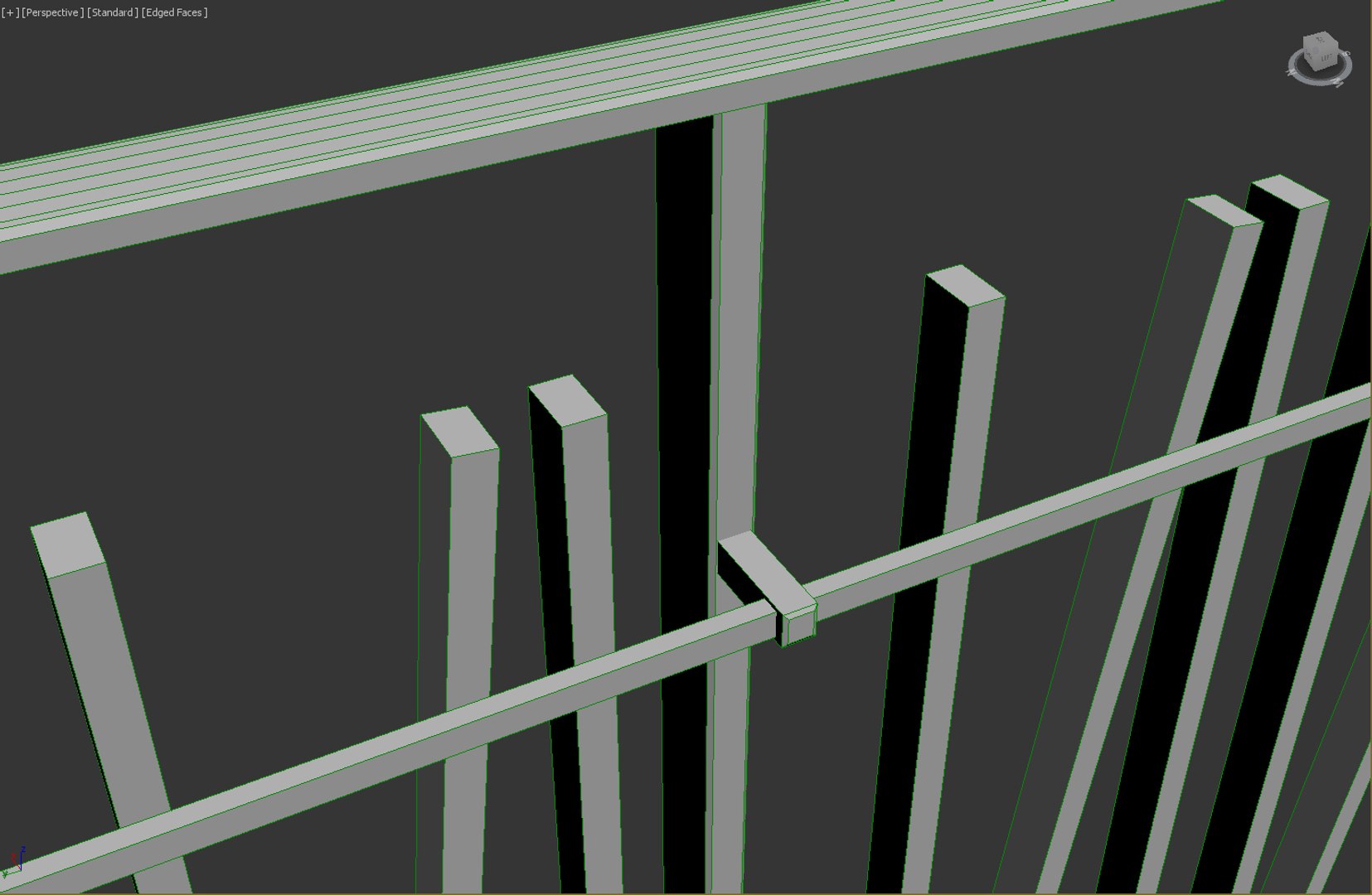 Steel Railing 3D - TurboSquid 1412360