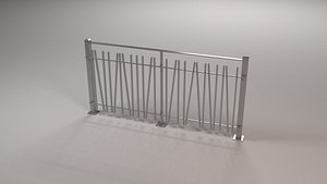 steel railing 3D