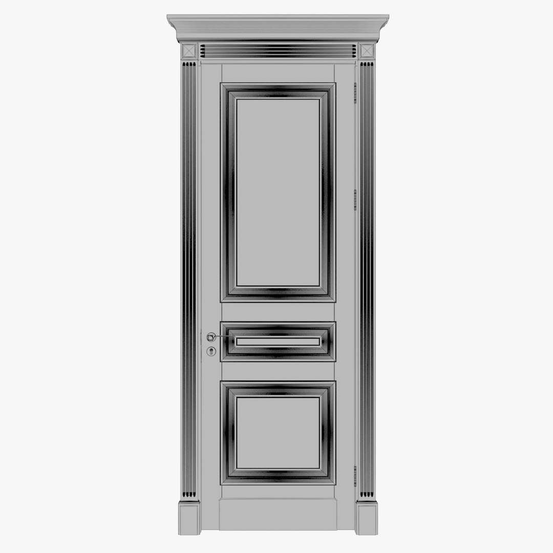 Classic Door Model - TurboSquid 1337938