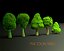 5 фикус деревьев мультяшки