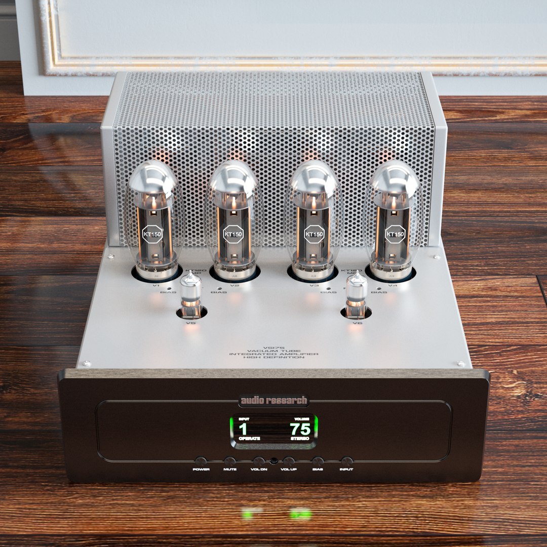 3D Model Audio Research VSi75 In Black TurboSquid 2007872