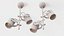 Set di lampade Combi Lux di Stanislav Indra 36 pezzi