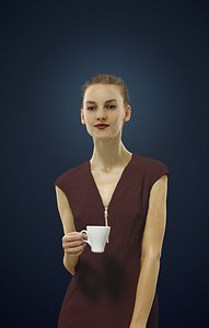 3D barbara cup model