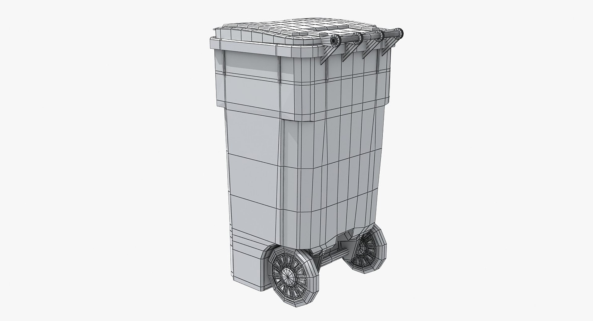 3d Wheeled Cart Toter Model