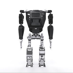 south korean bipedal robot METHOD-2 3d model vray