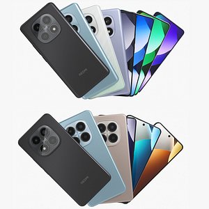 3D Xiaomi Redmi Note 15 4G and 15 Pro 4G Collection