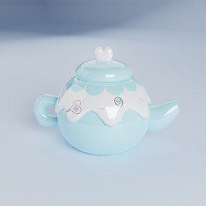 Ice cream teapot