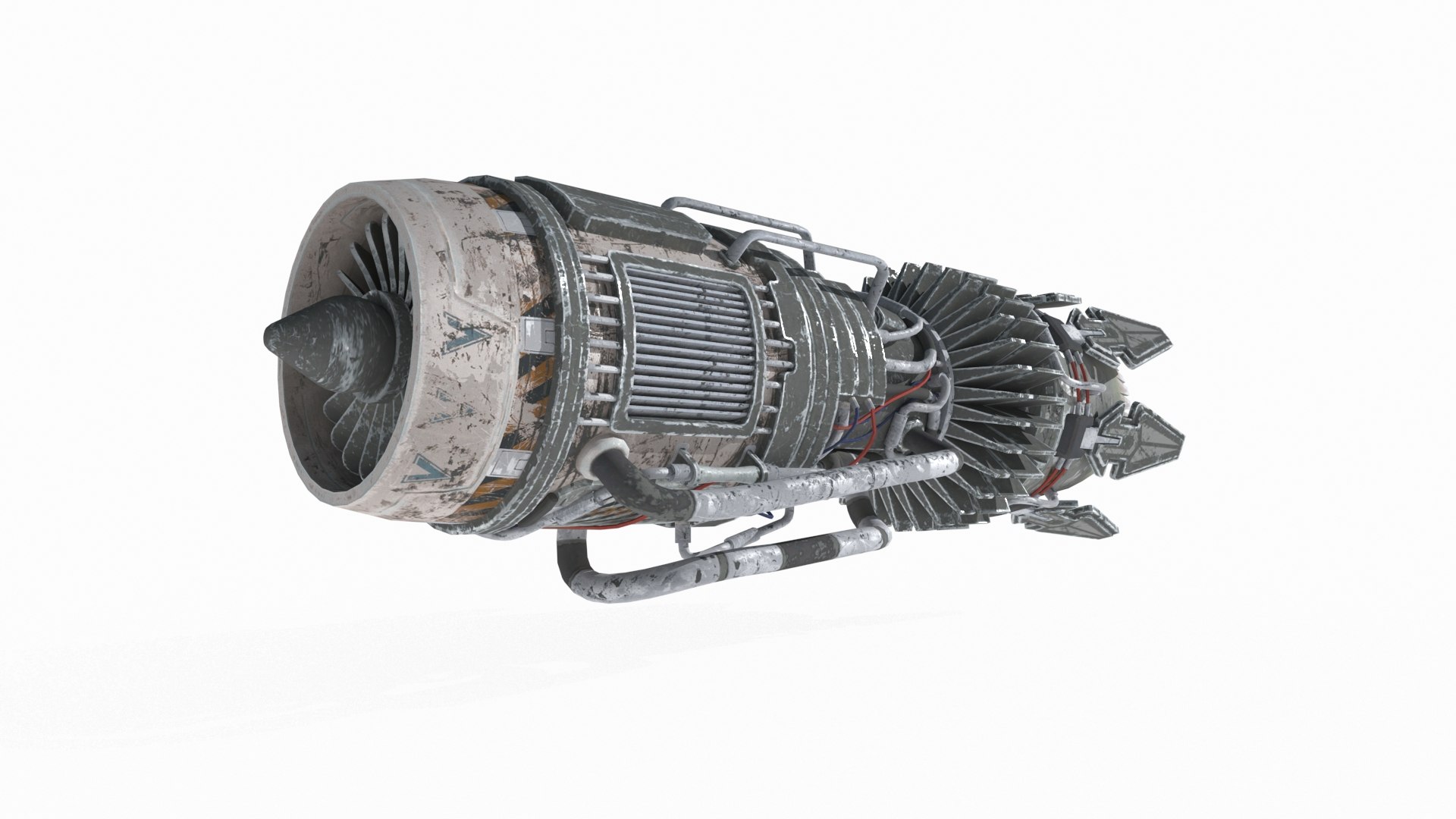 Future Science Fiction Engine 3D Model - TurboSquid 2211135