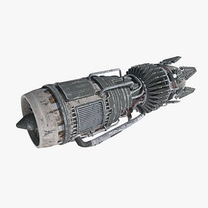 Future Science Fiction Engine 3D model