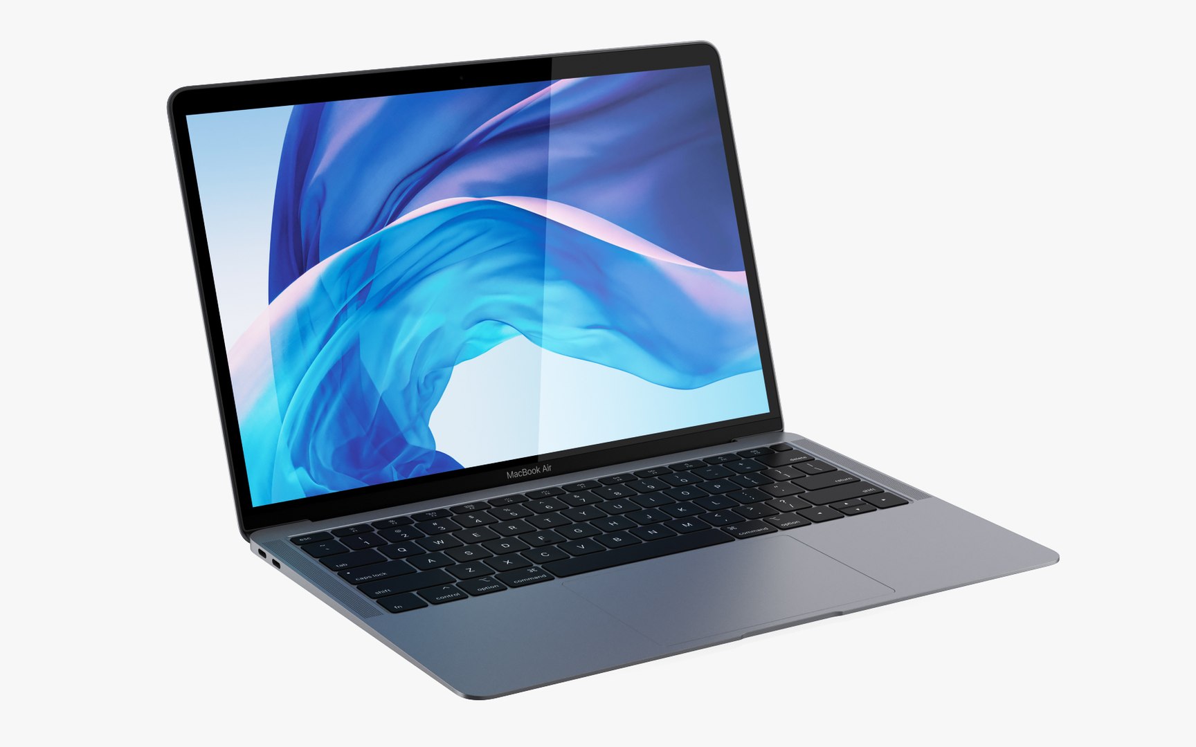 3D model apple electronics 2018 https://p.turbosquid.com/ts-thumb/E8/bU82ts/jbPSOi6c/macbook_air_2018_gray_01/jpg/1542737902/1920x1080/fit_q87/b9cc656a5db5e9f7b012be98034051f239730041/macbook_air_2018_gray_01.jpg