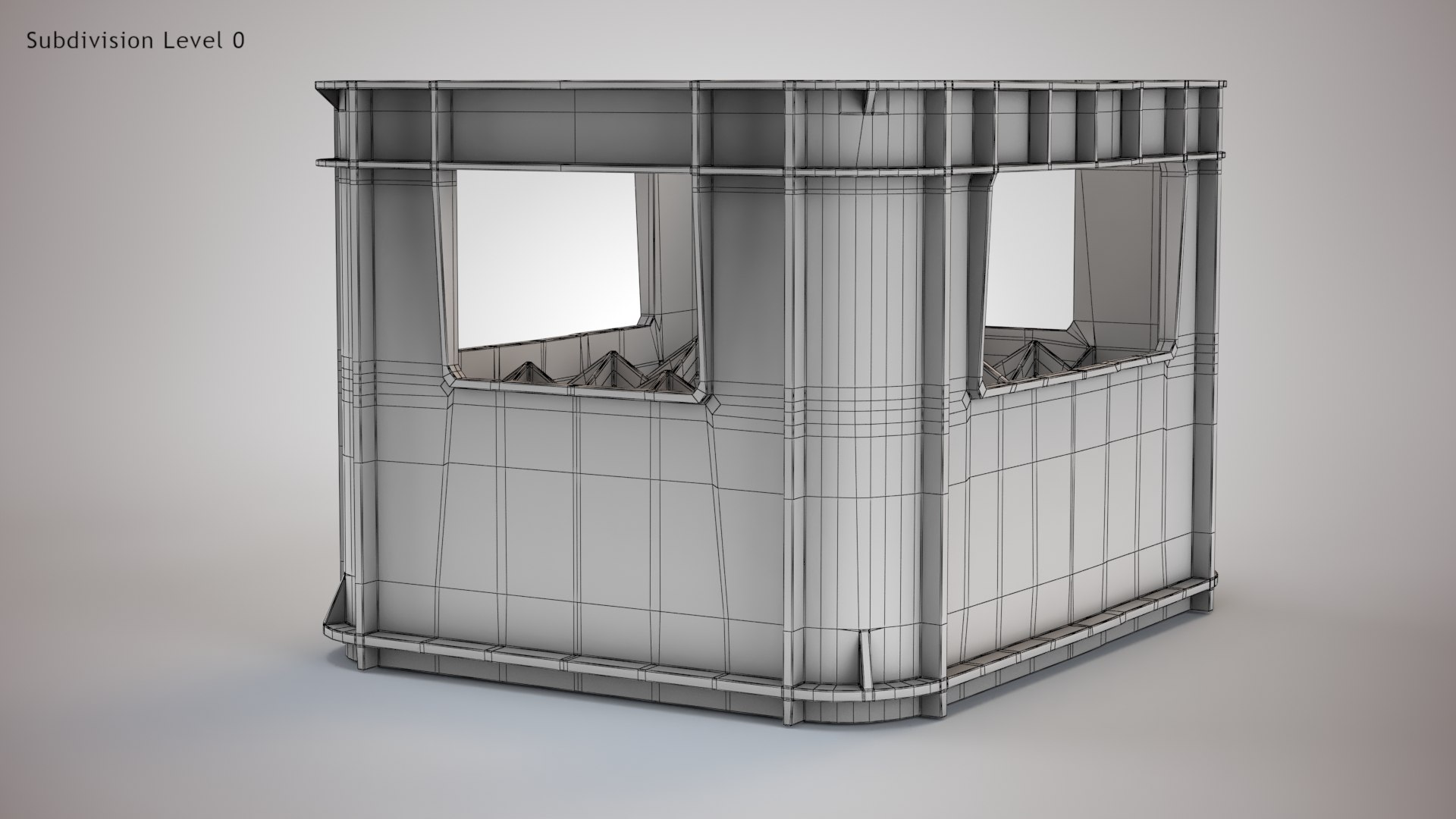plastic coke crate 20x 3D https://p.turbosquid.com/ts-thumb/E8/bY1eJe/vWhpeXtX/cratewire0003/jpg/1578674406/1920x1080/fit_q87/9895a3118cfe321ffc20f9244e8ca633050c2fbc/cratewire0003.jpg