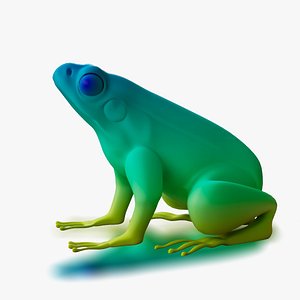 frog 3D model