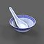 Chinese Bowl & Spoon
