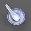 Chinese Bowl & Spoon