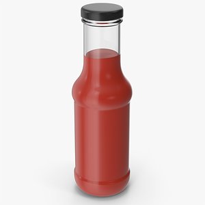 3D model Hot Sauce Bottle