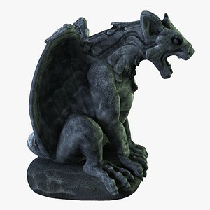 obj gargoyle statue