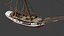 3D British Sloop MEDIATOR - Gunship 1745