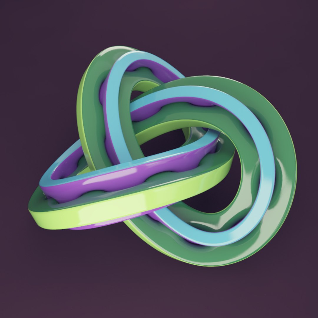 Abstract knot model - TurboSquid 1579986