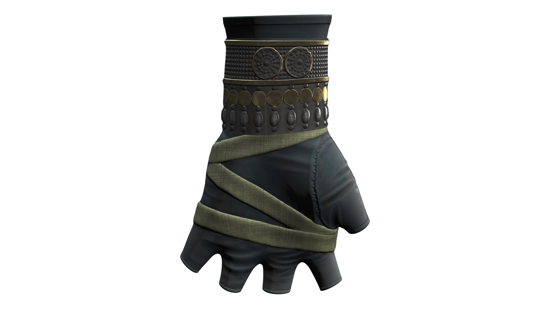 3D Fingerless Gloves With Decorated Wrist Guard and Wrap model https://p.turbosquid.com/ts-thumb/E8/wHsnVg/LX/preview3/png/1684907927/1920x1080/fit_q87/d736e65c2d4d9eb47f67fac32b3557d0d6cf2456/preview3.jpg