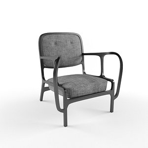 3d wide chair model