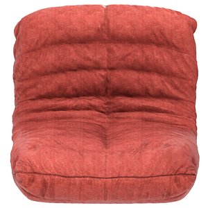 Togo Leather Chair 3D