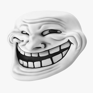 3d trollface model