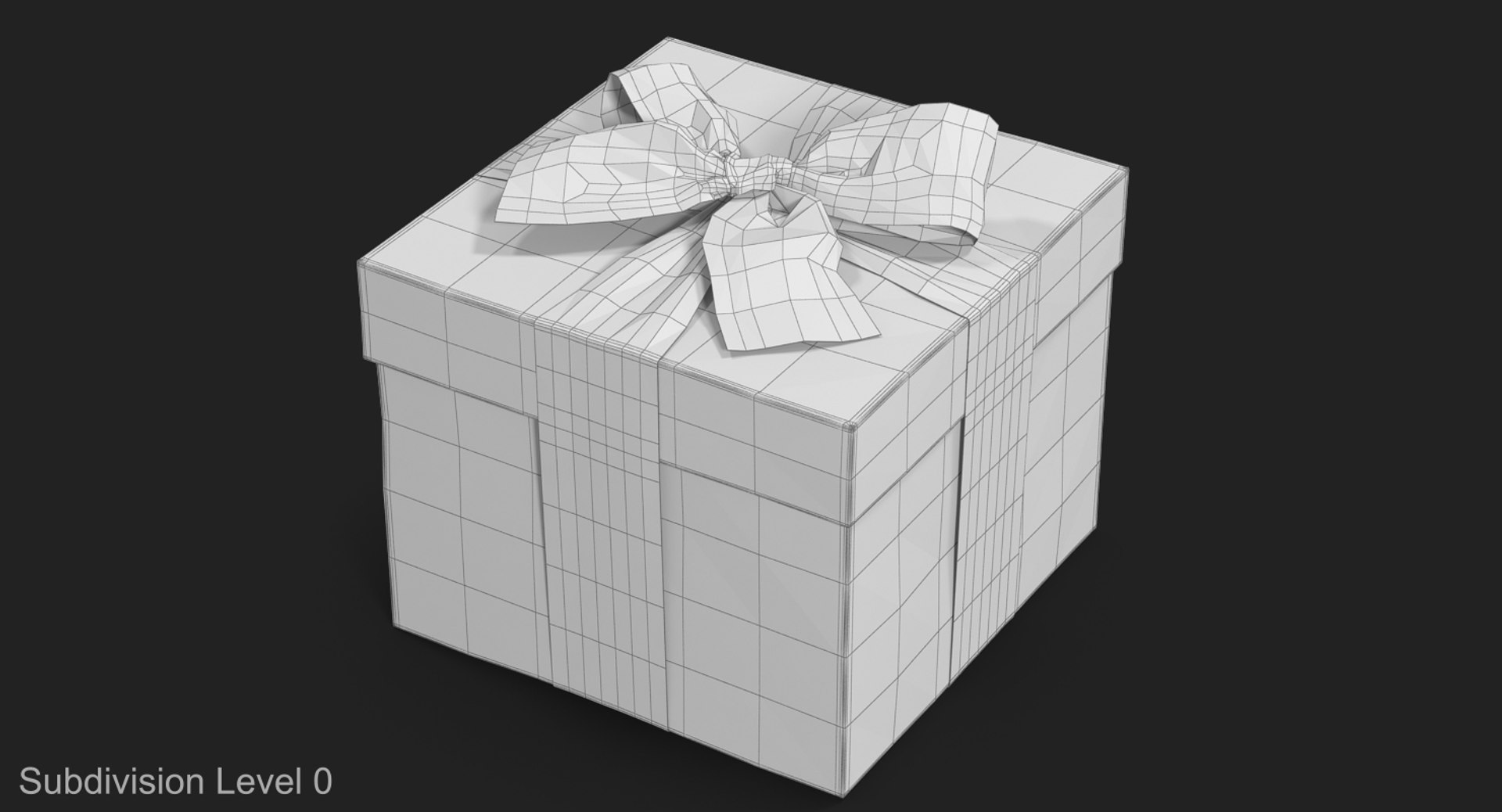 louis vuitton gift packaging boxes and paper bags Low-poly 3D Model