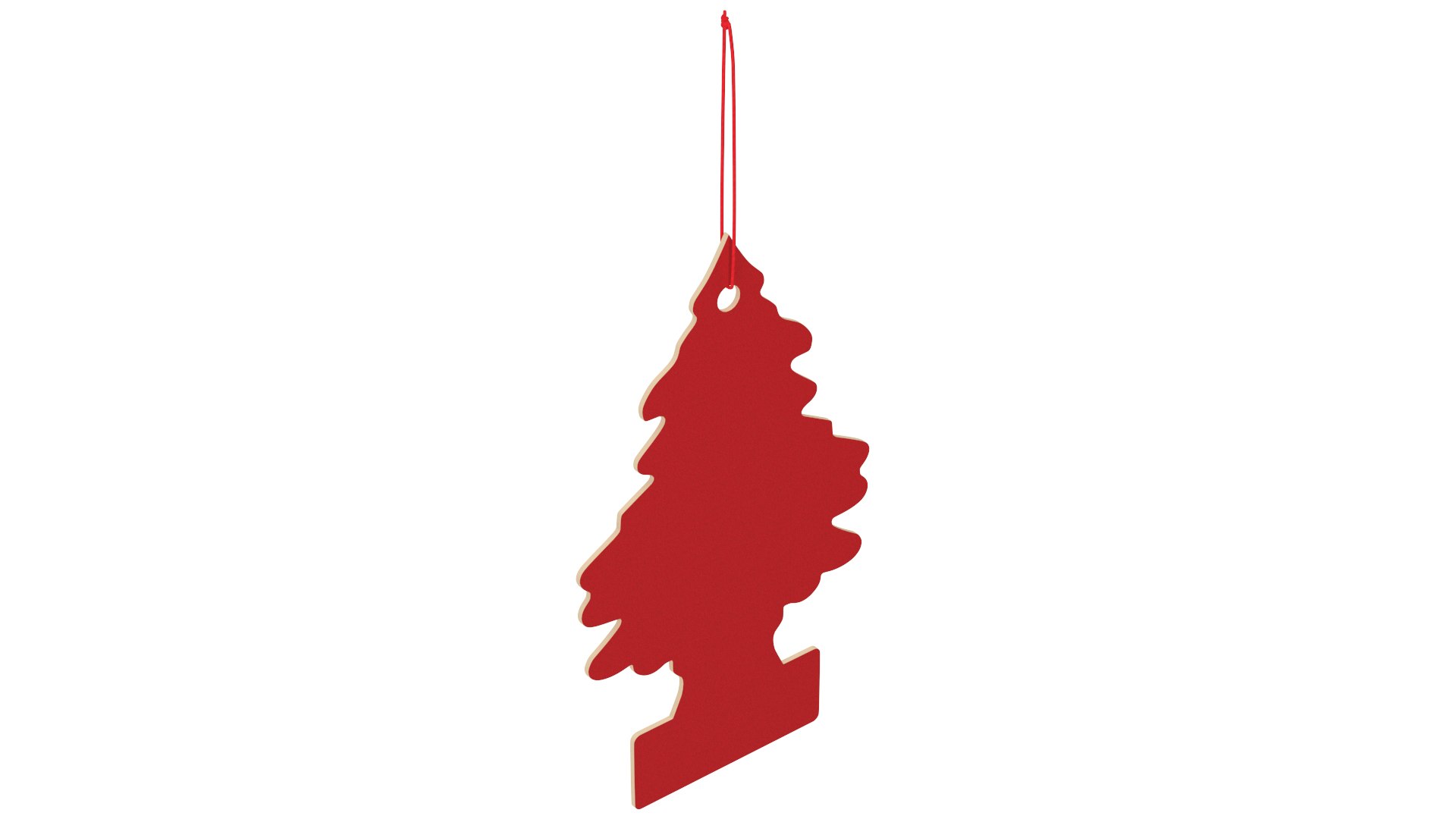 Hanging Car Air Freshener 3D model preview