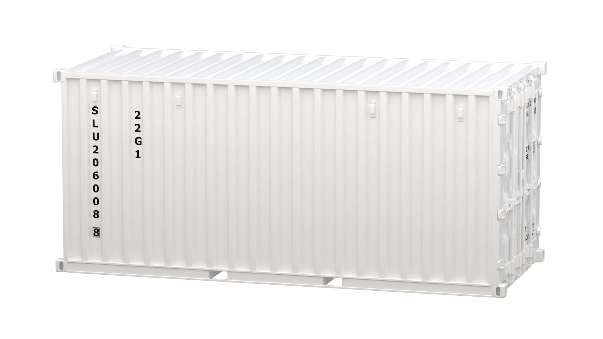 20 ft Container White 3D model https://p.turbosquid.com/ts-thumb/E9/AgUs6z/EE/6/jpg/1689457407/1920x1080/fit_q87/394d2109c1eb3d8f0633c76cebeaa654fa235dea/6.jpg