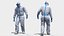 man medical protective suit model