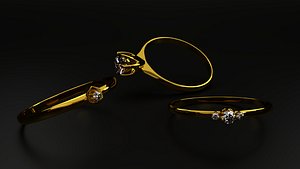 3D model rings
