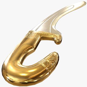 historically spanish falcata 3D model