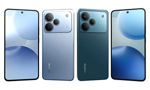 Realme P4 Pro Midnight Ivy And Realme P4 Engine Blue