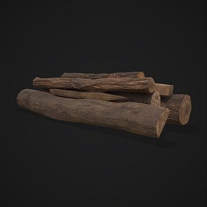 Wood Logs 3D model