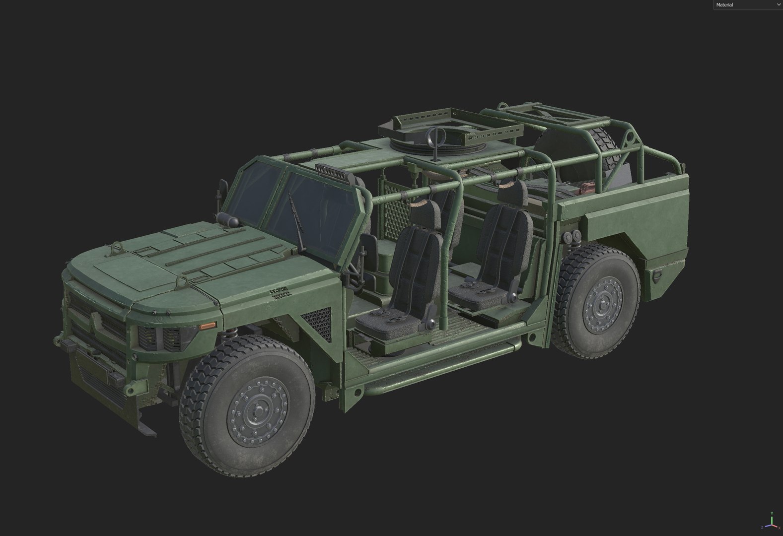 Defenture Mammoth Military Combat 3D Model - TurboSquid 2241227