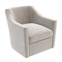 Bella furniture homme sophie swivel barrel chair