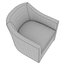 Bella furniture homme sophie swivel barrel chair