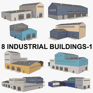 building industrial d 3D